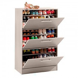 ZAPATERA DE 3 PUERTAS BLANCO
