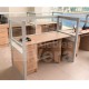 INSTALACION DE CUBICULOS CON VIDRIO Y ALUMINIO