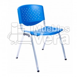 SILLA CON ASIENTO Y RESPALDO EN PVC