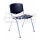 SILLA CON ASIENTO Y RESPALDO EN PVC