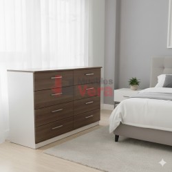 COMODA 1.2 M - 8 CAJONES