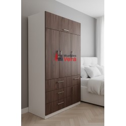 ROPERO 3 PUERTAS - 105 CM