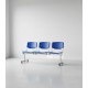 BANQUETA DE 3 EN PVC