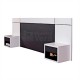 CABECERA DE MELAMINA DE 2 PLAZAS COLOR BLANCO