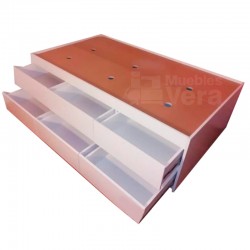 CAMA TARIMA DE MELAMINA